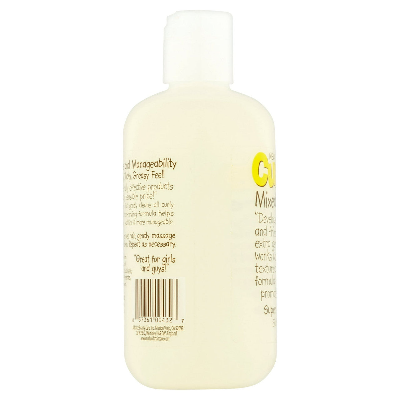 Curly Kids Mixed Hair Hair Care Super Detangling Shampoo, 8 Oz