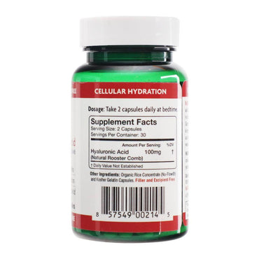 Longevity by Nature H.A.95 Hyaluronic Acid Capsules, 60 Ea