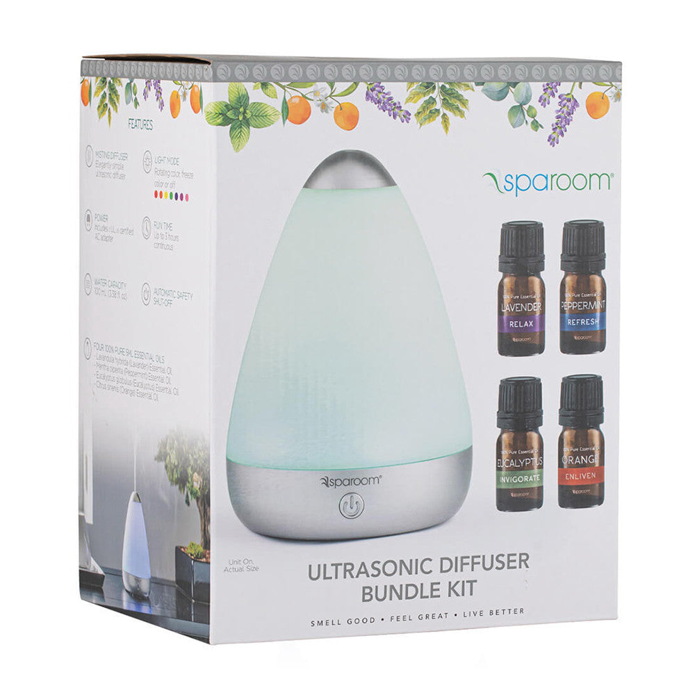 Spa Room Pure Mist Ultrasonic Essential Oil Aromatherapy Diffuser, 1 Ea