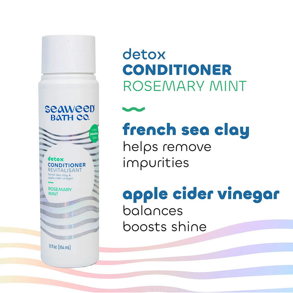 The Sea Weed Bath Company Detox Conditioner, Rosemary Mint, 12 Oz