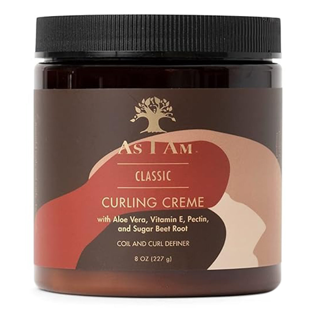 As I Am Defines Curls Locks Moisture Frizz Control Classic Collection Curling Creme 8Oz (227g)