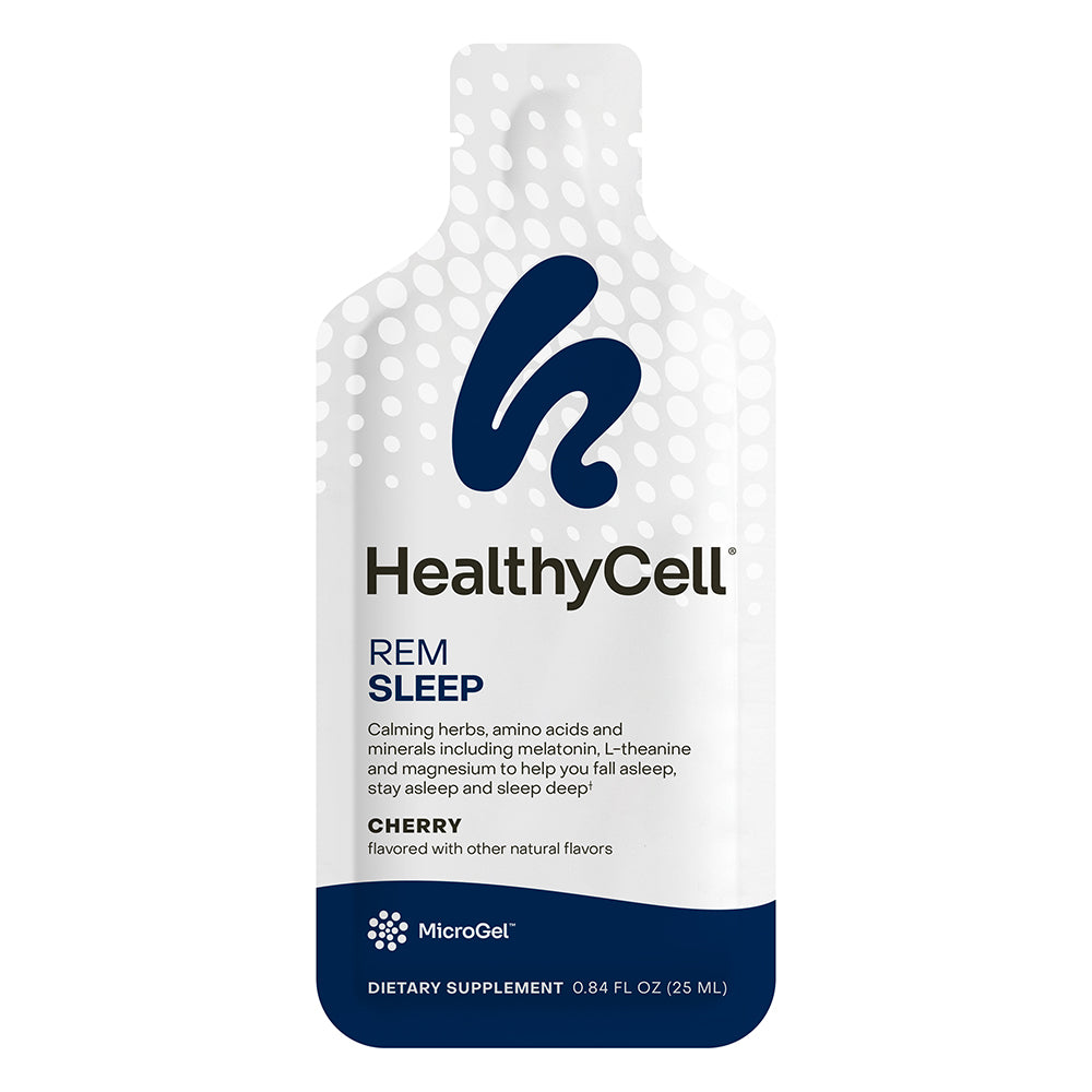 HealthyCell REM Sleep Cherry Gel Soothe the Mind and Body to Sleep Faster 30Ea