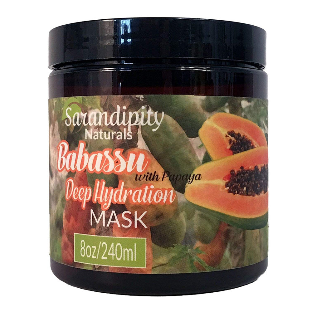 Sarandipity Naturals Babassu with Papaya Deep Hydration Mask, 8 Oz