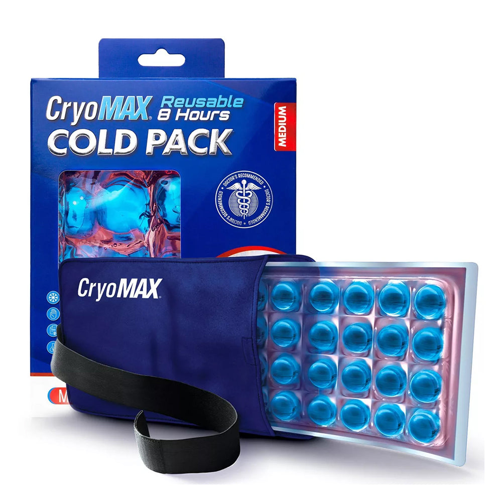 Cryo Max Medium Reusable Cold Pack Up to 8 Hours Cold Therapy for Pain and Swelling 1Ea
