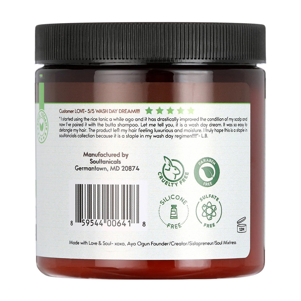 Soultanicals Sprout Rice Vitamin Butta Shampoo, 8 Oz