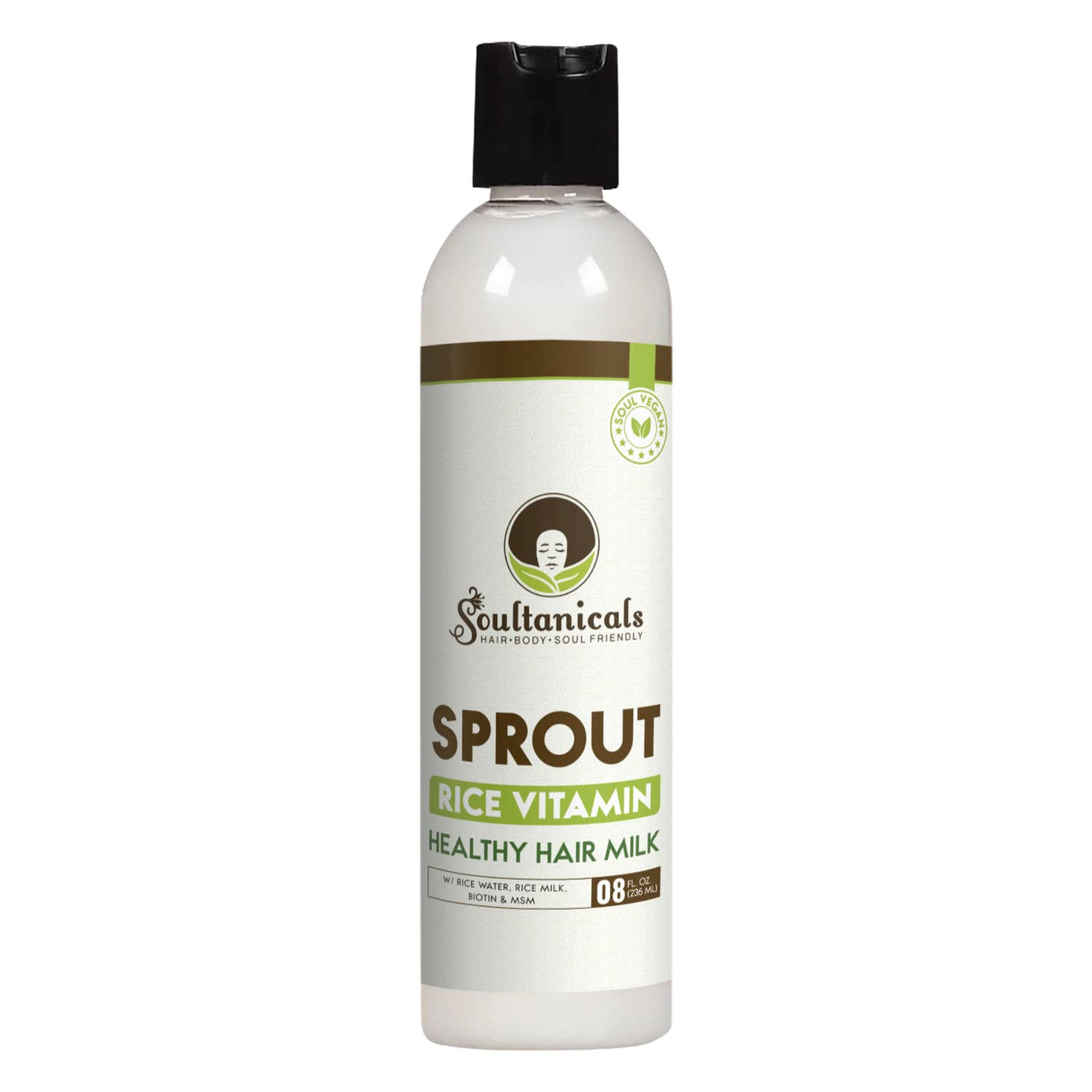 Soultanicals Sprout Rice Vitamin Healthy Hair Milk Water With Biotin & MSM 8Oz (236ml)
