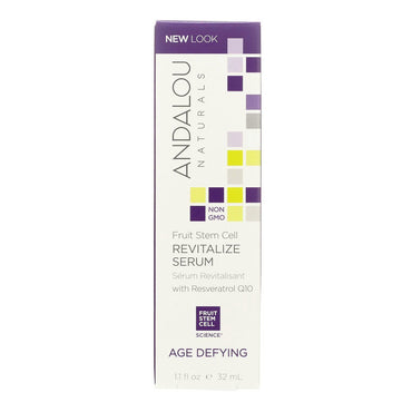 Andalou Naturals Fruit Stem Cell Revitalize Serum , 1.1 Oz