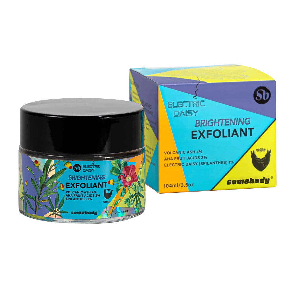 Somebody Electric Daisy Brightening Exfoliants Cream, 3.5 Oz