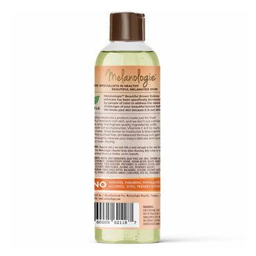 Melanologie Baby Skin and Hair Cleanser, Cucumber Sunflower, 12 Oz