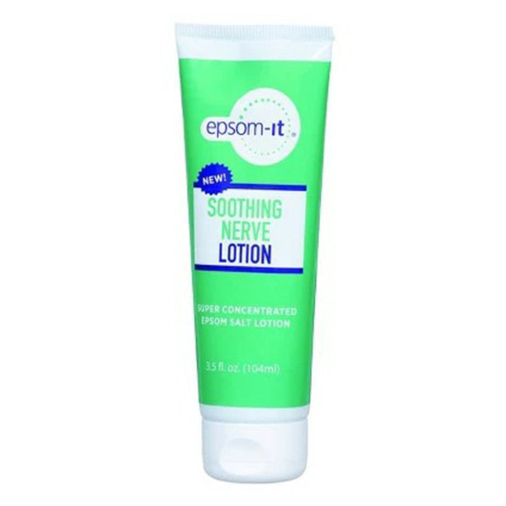 Epsom It Soothing Nerve Lotion Tube Epsom Salt Soothe Tired Muscle and Calm Sensitive Nerves 3.5Oz (104ml)
