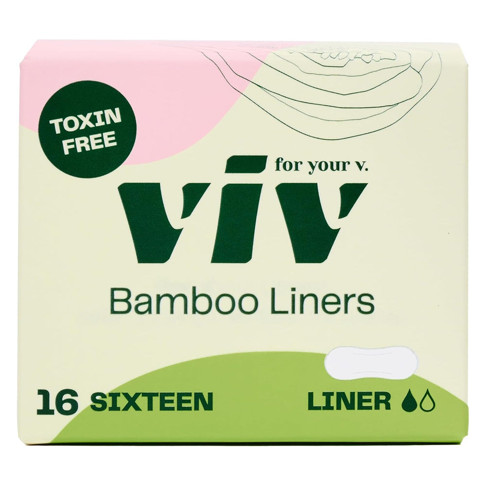 Viv Bamboo Feminine Liners Daily Protection 16Ea