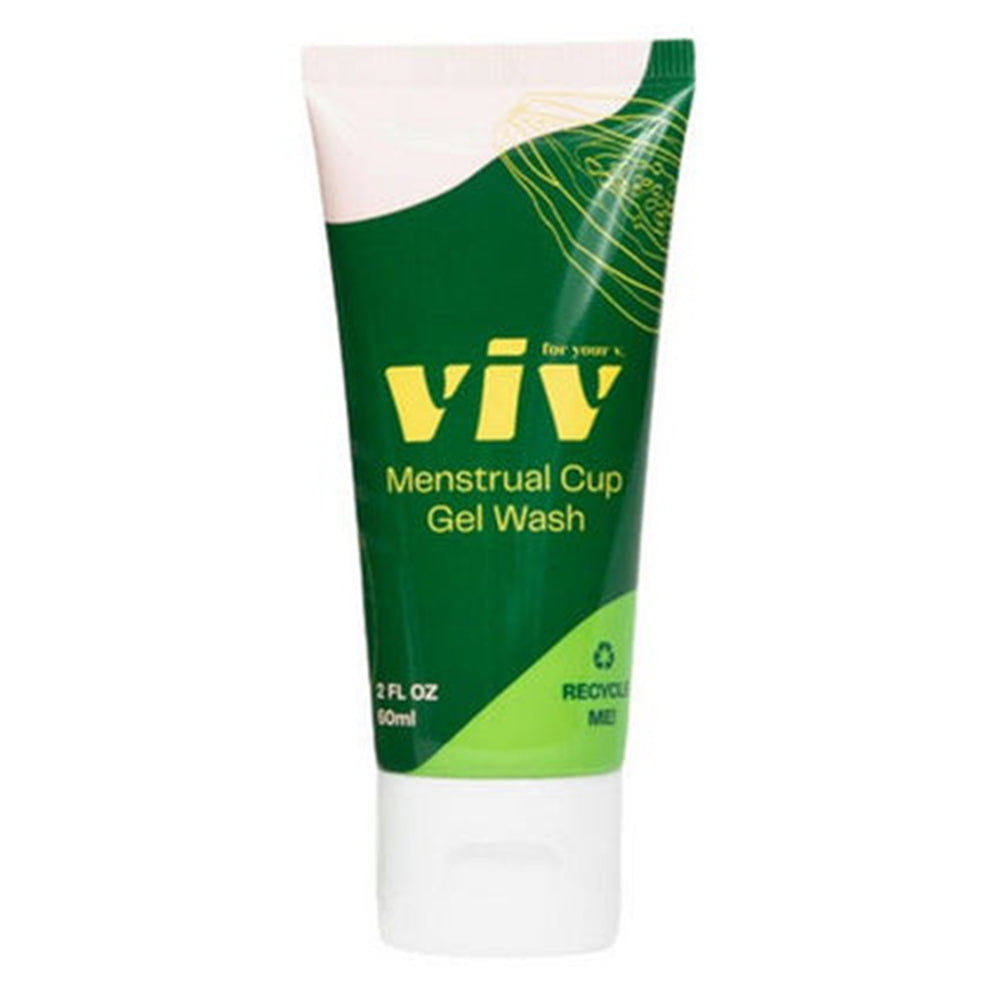Viv for Your V Menstrual Cup Gel Wash for Gentle Hygienic Cup Cleaning 2Oz (60ml)