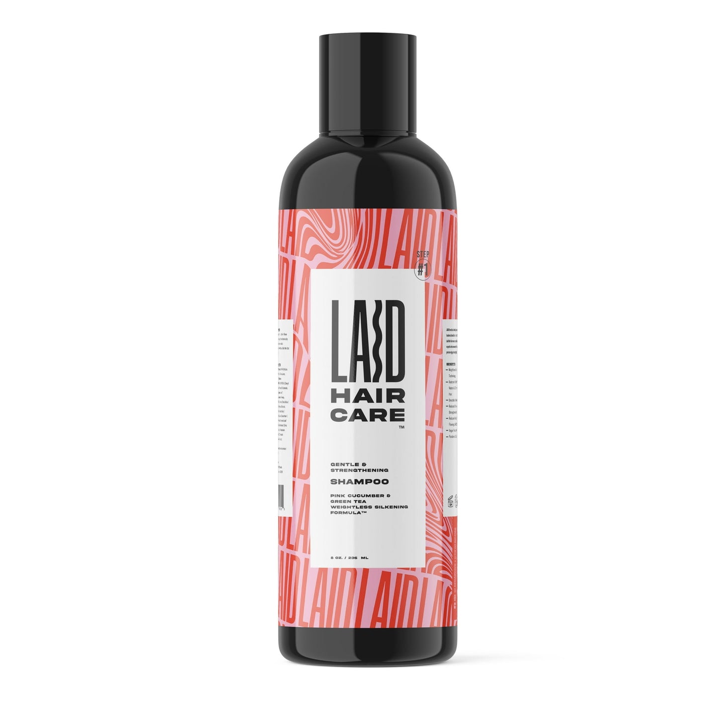 Laid Hair Care Silkening Shampoo for Gentle Cleansing Strength and Shine 8Oz (236ml)