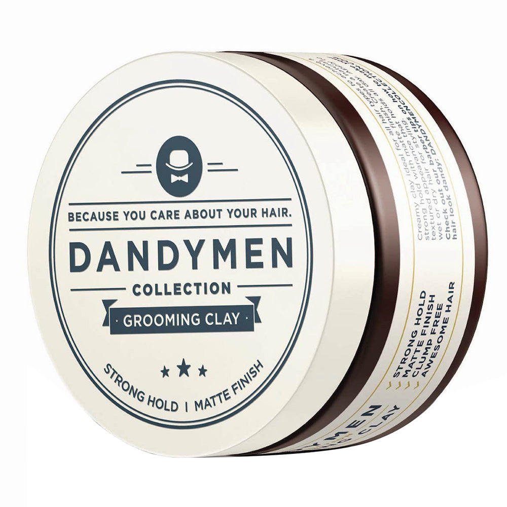 Dandymen Hair Grooming Clay Strong Hold 3.4Oz