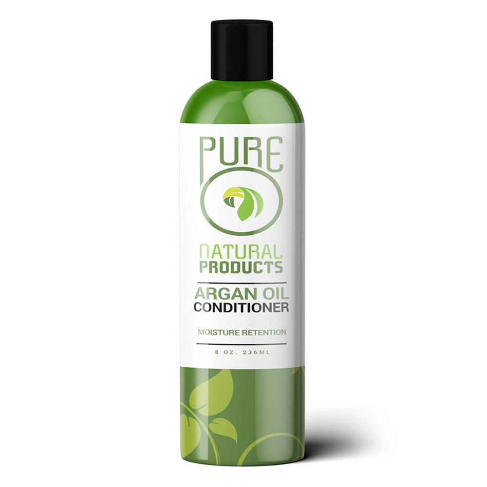 Pure O Moisture Retention Natural Argan oil Conditioner for Hair 8Oz (236ml)