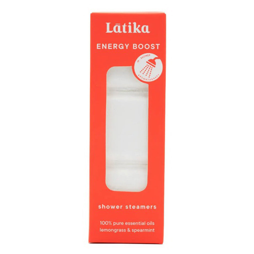 Latika Shower Steamers Energy Boost for Stress and Anxiety Relief 3Ea
