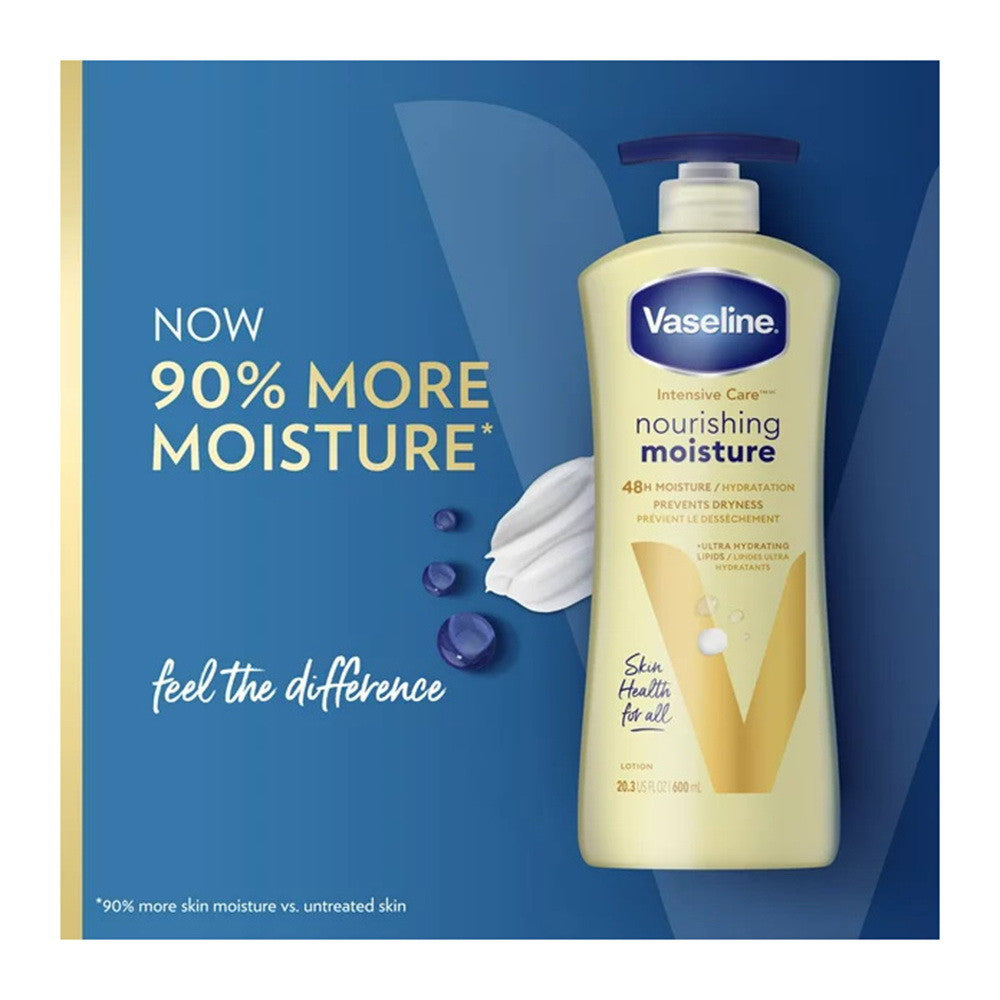 Vaseline Intensive Care Nourishing Moisture Body Lotion, 20.3 Oz