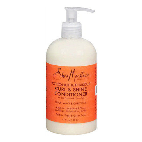 Shea Moisture Curl And Shine Conditioner, With Coconut And Hibiscus - 13 Oz