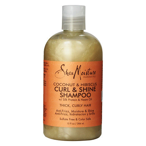 Shea Moisture Curl And Shine Shampoo, With Coconut And Hibiscus - 13 Oz