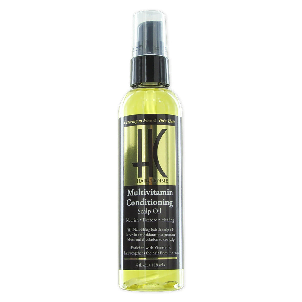 Haircredible Multivitamin Conditioning Scalp Oil Nourishes Strengthens and Healthy Scalp 4Oz (118ml)