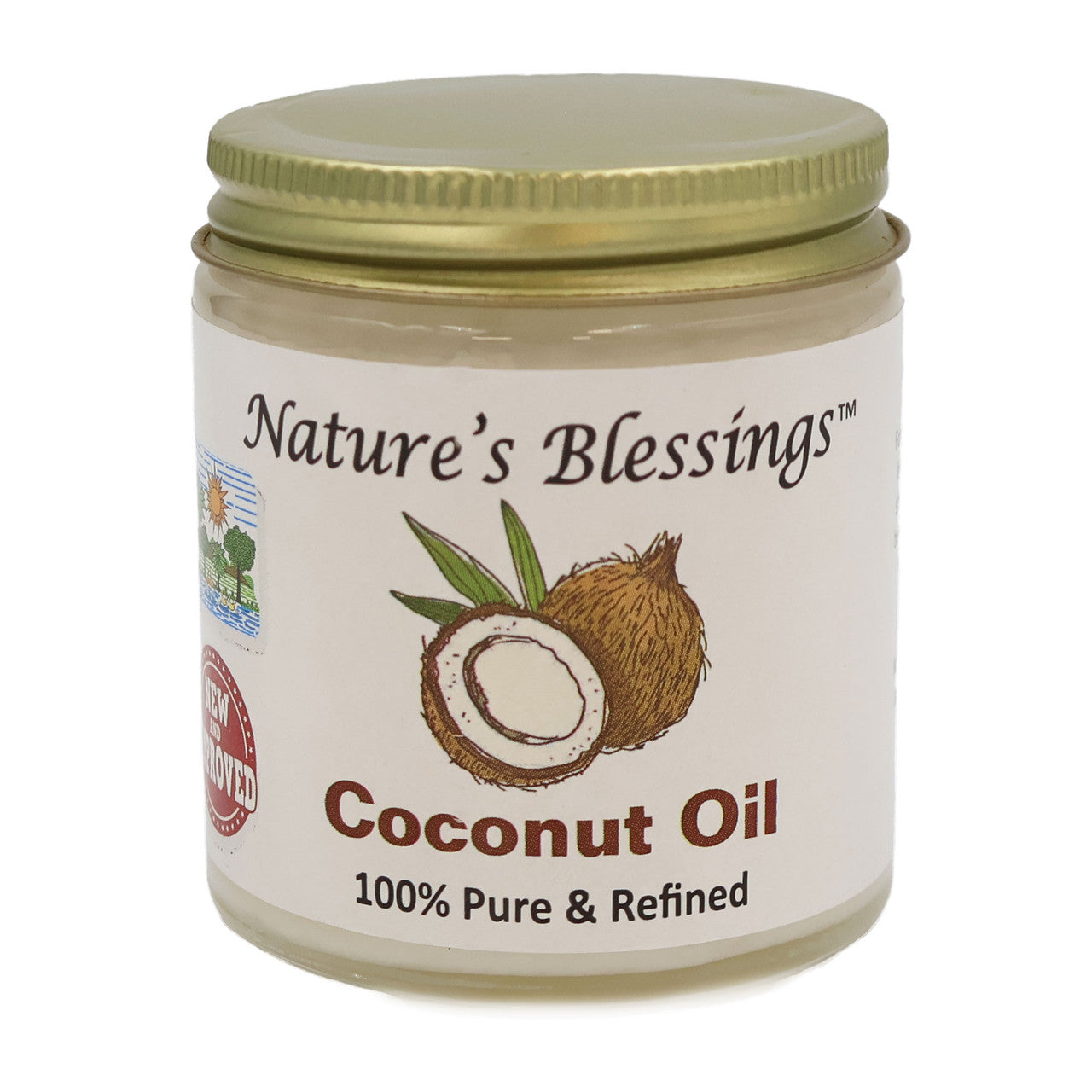 Natures Blessings 100 Percent Pure Coconut Oil, 3.88 Oz