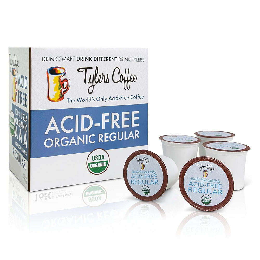 Tylers Coffee Organic Regular Acid Free Coffee Pods, 16 Ea