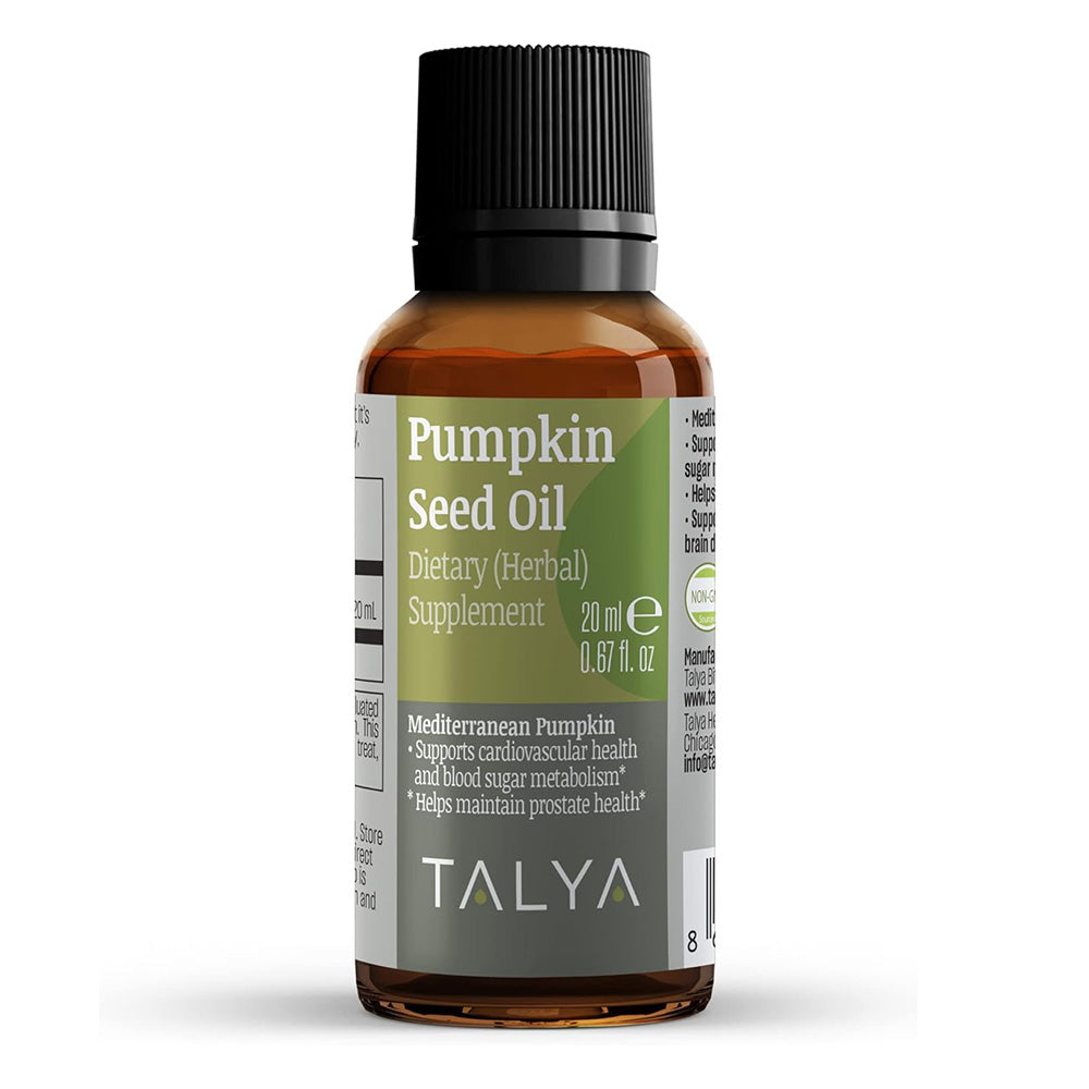 Talya Pumpkin Seed Oil Herbal Supplement Drops Supports Prostate Health 0.67Oz (20ml)