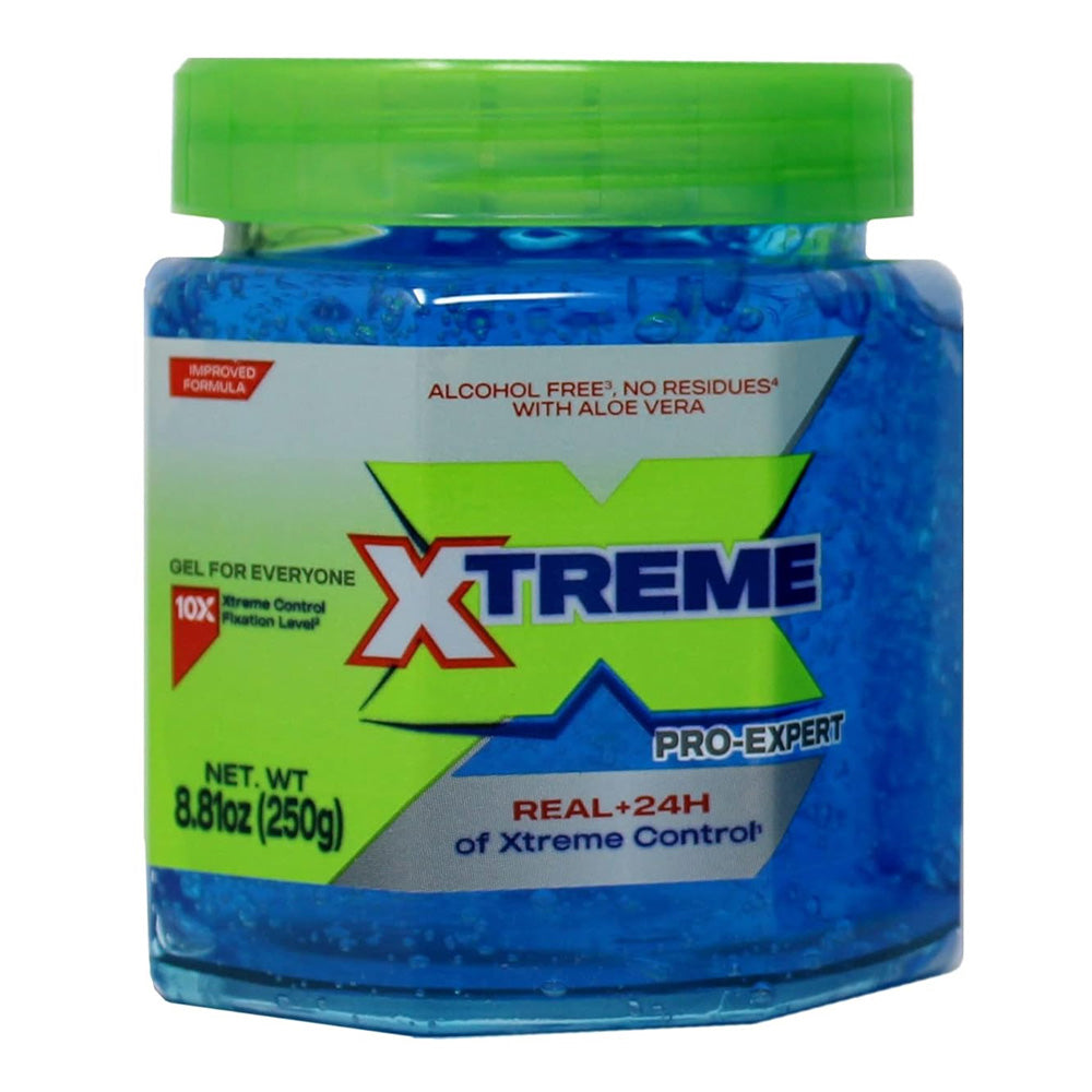 Xtreme Pro Styling Hair Gel Blue Jar 8.81Oz (250g)