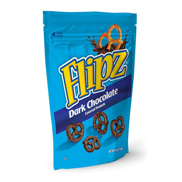 Flipz Dark Chocolate Covered Pretzels, 4 Oz