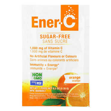 Ener C Sugar Free Multi Vitamin C Drink Mix, Orange, 30 Ea