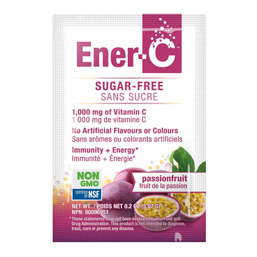 Ener C Sugar Free Multi Vitamin C Drink Mix, Passionfruit, 30 Ea