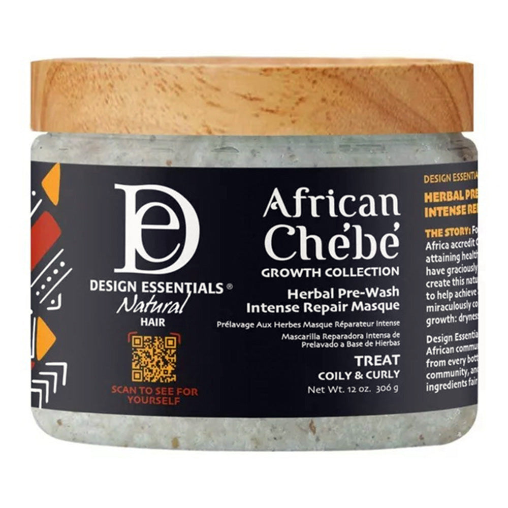Design Essentials African Chebe Herbal Pre-Wash Intense Repair Hair Masque 12Oz (306g)