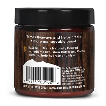 Every Man Jack Sandalwood Beard Butter, 4 Oz