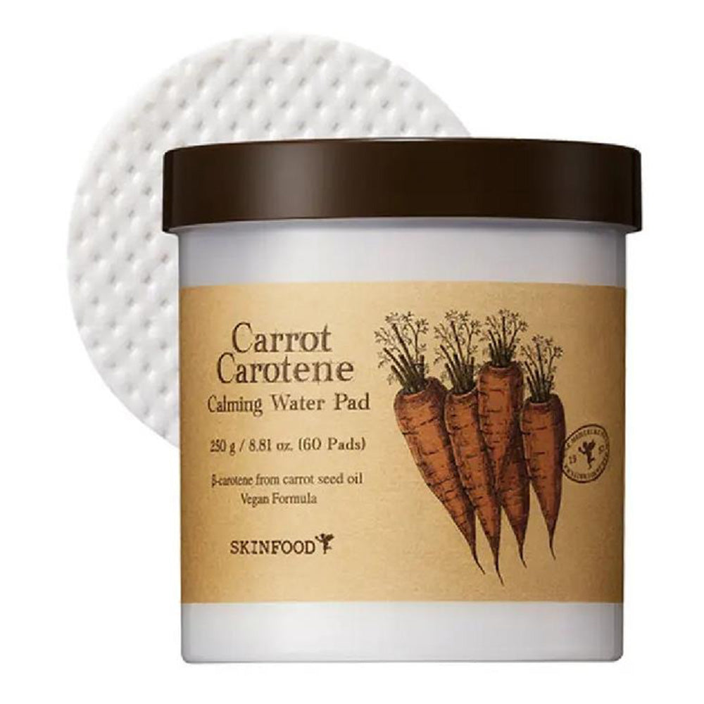 Skinfood Carrot Carotene Calming Water Pad 8.81Oz (60Ea)