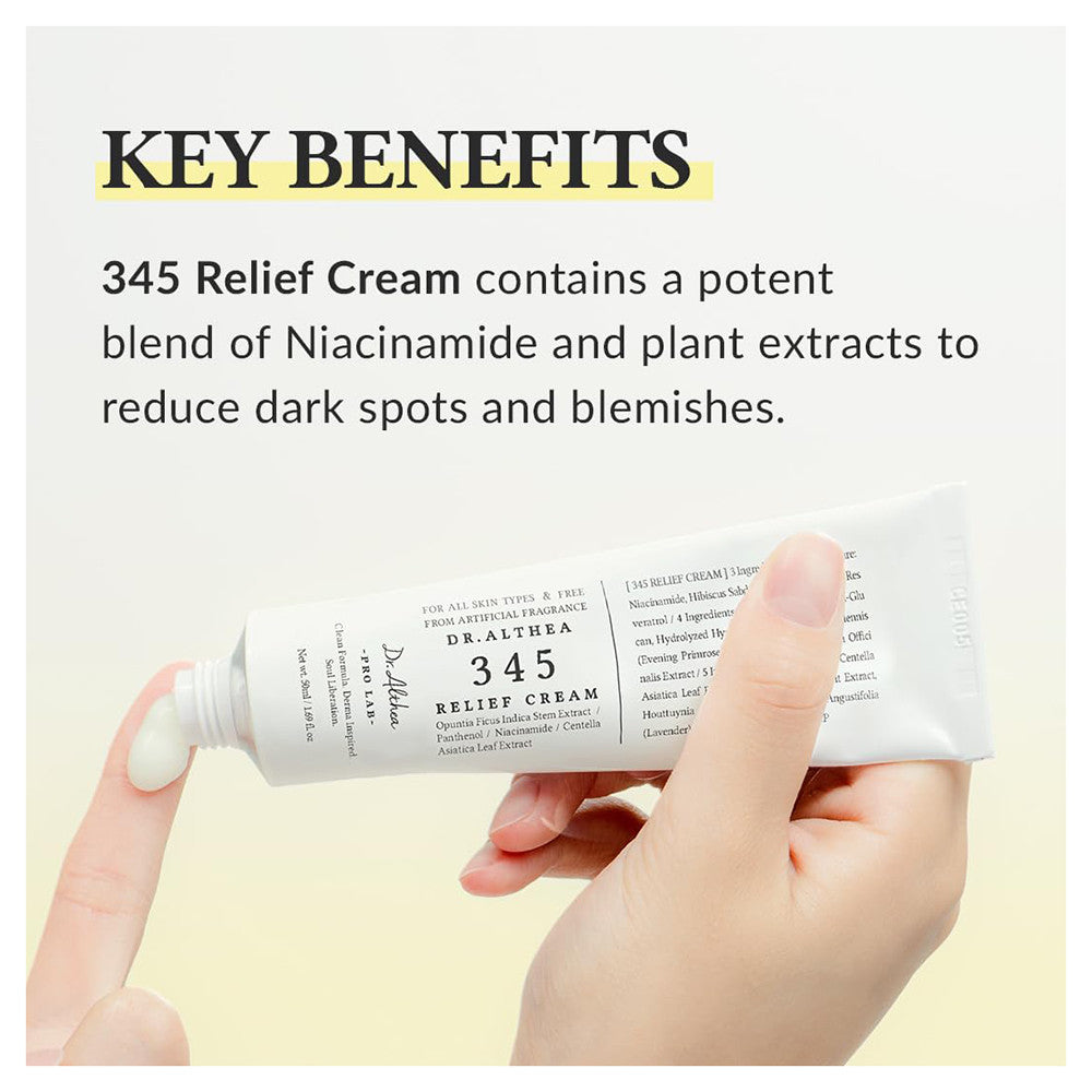 Dr.Althea 345 Relief Lightweight Post Acne Cream 1.69Oz (50ml)