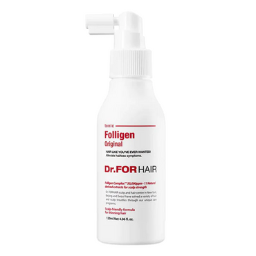Dr FORHAIR Folligen Original Tonic Scalp Friendly Formula for Thinning Hair 4.06Oz (120ml)
