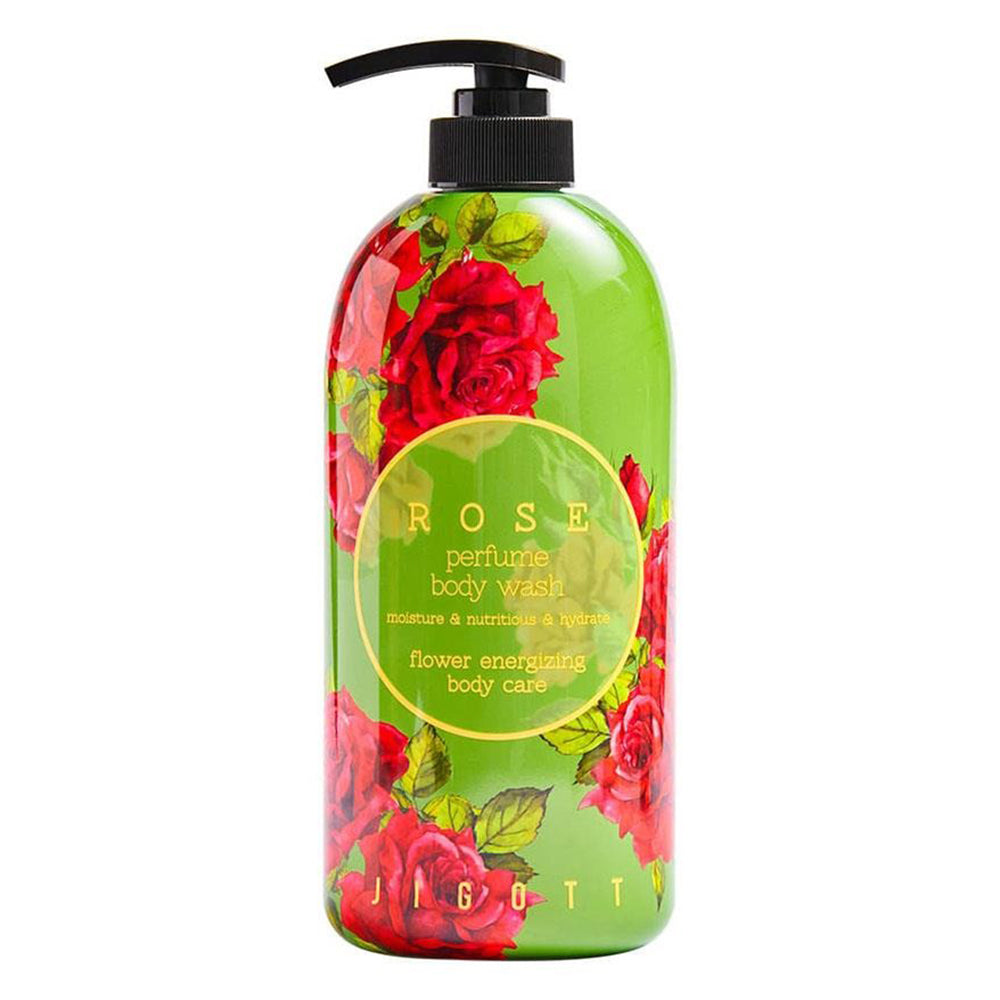Jigott Rose Perfume Body Wash Flower Energizing Body Care 750ml