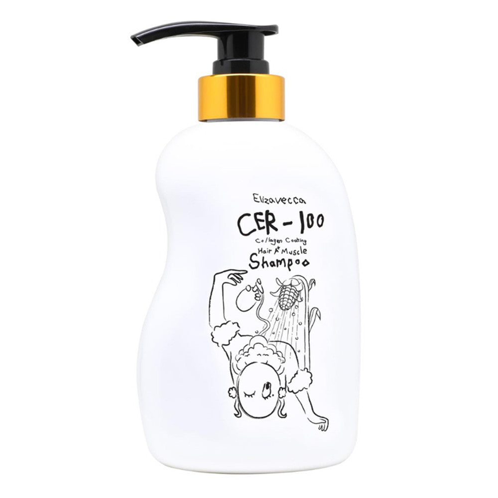 Elizavecca CER 100 Collagen Coating Hair Muscle Shampoo 16.9Oz (500ml)