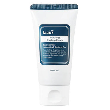Klairs Rich Moist Soothing Cream Moisturizing Soothing Care for Skin 2.85Oz (80ml)