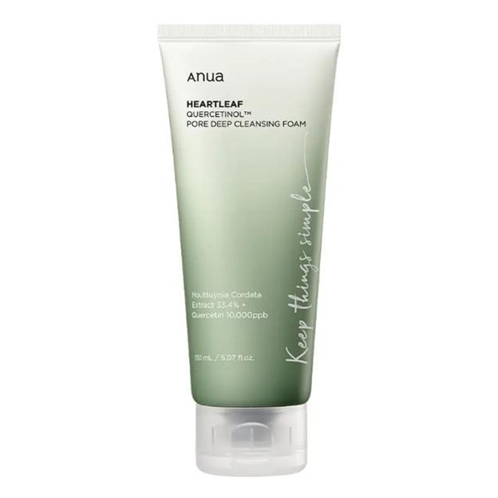 Anua Heartleaf Quercetinol Pore Deep Skin Cleansing Foam 5.07Oz (150ml)