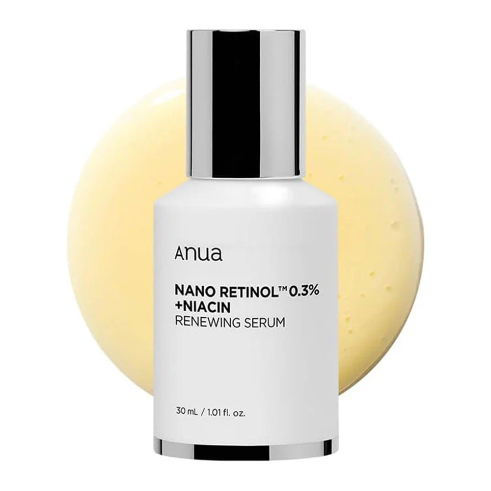 Anua Nano Retinol 0.3% PlusNiacin Skin Renewing Serum 1.01Oz (30ml)