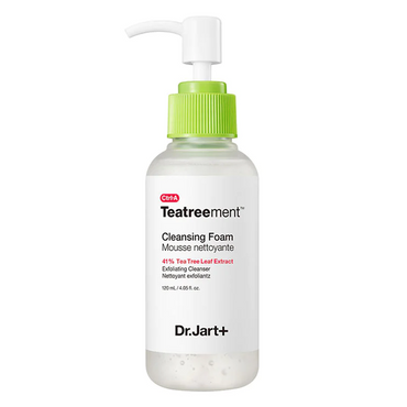 Dr Jart Plus Ctrl A Teatreement Skin Cleansing Foam with 41 Percent Tea Tree Extract 4.05Oz (120ml)