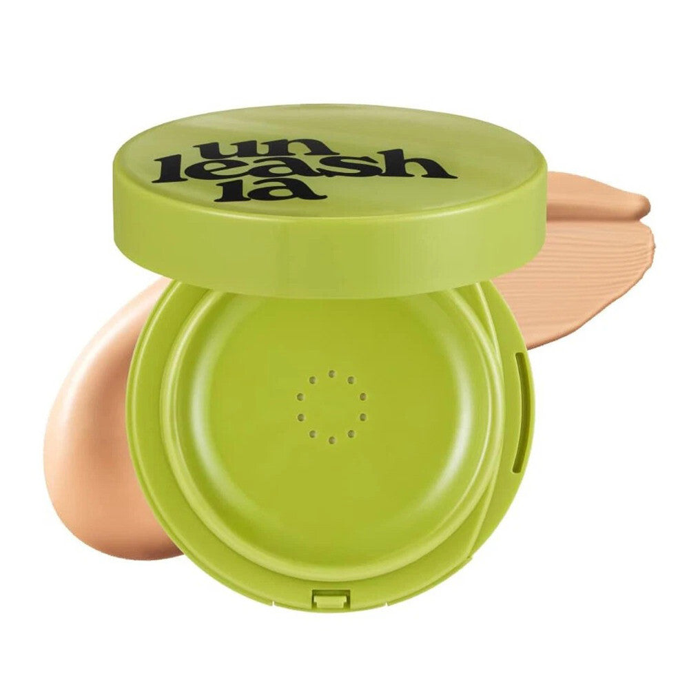 Unleashia Satin Wear Healthy Green Cushion Foundation 27W Peachtan 18g