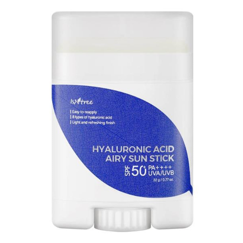 Isntree Hyaluronic Acid Airy Sun Stick SPF 50 / PA++++ Light and Refreshing Finish for Skin 0.77Oz (22g)