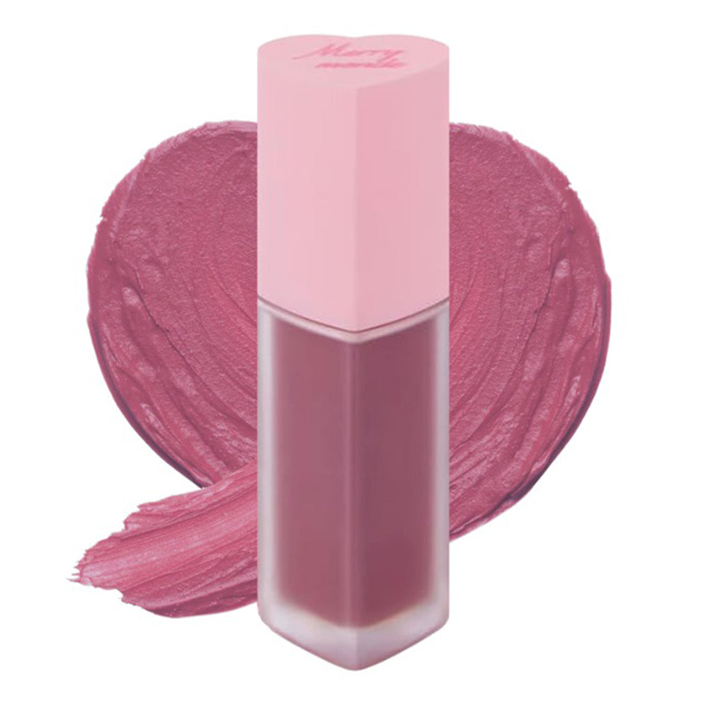 Merrymonde Cherry Heart Mega Lip Tint 02 Mauve Cherry 1Ea