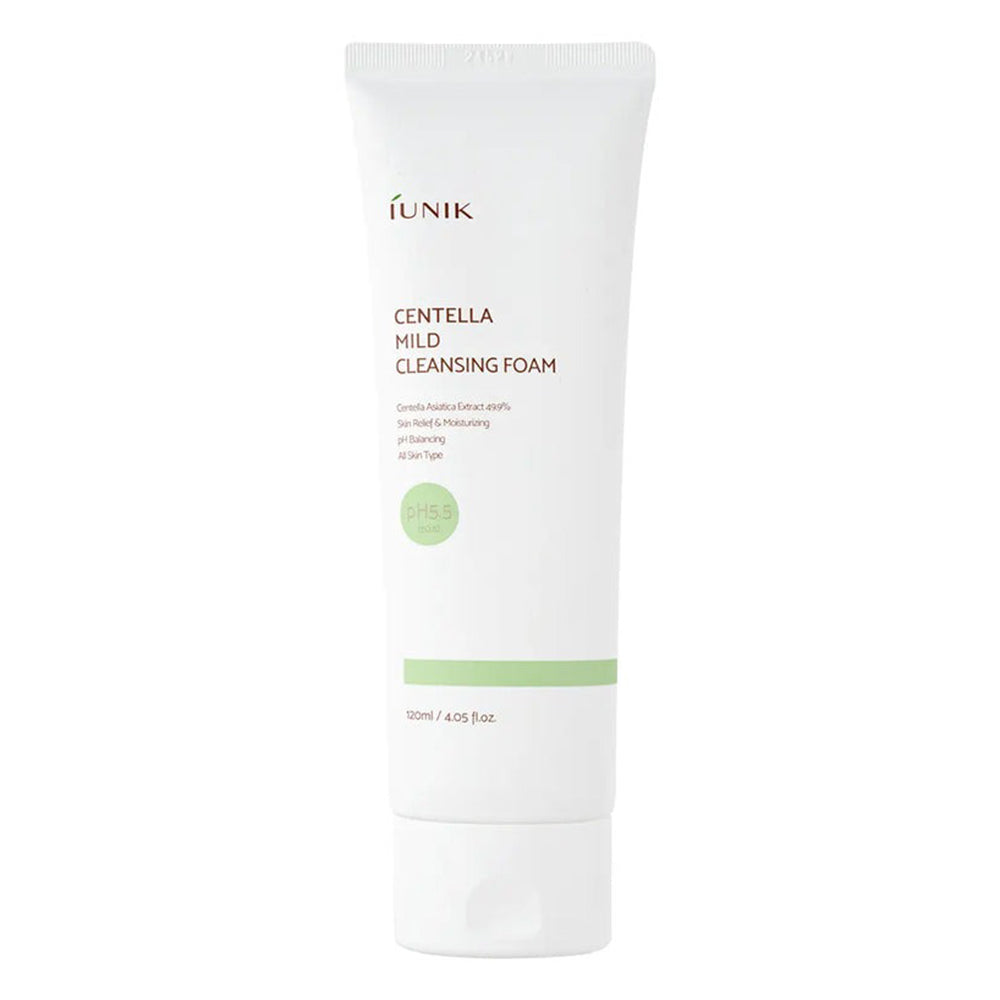 iUNIK Centella Mild Skin Cleansing Foam 4.05Oz (120 ml)