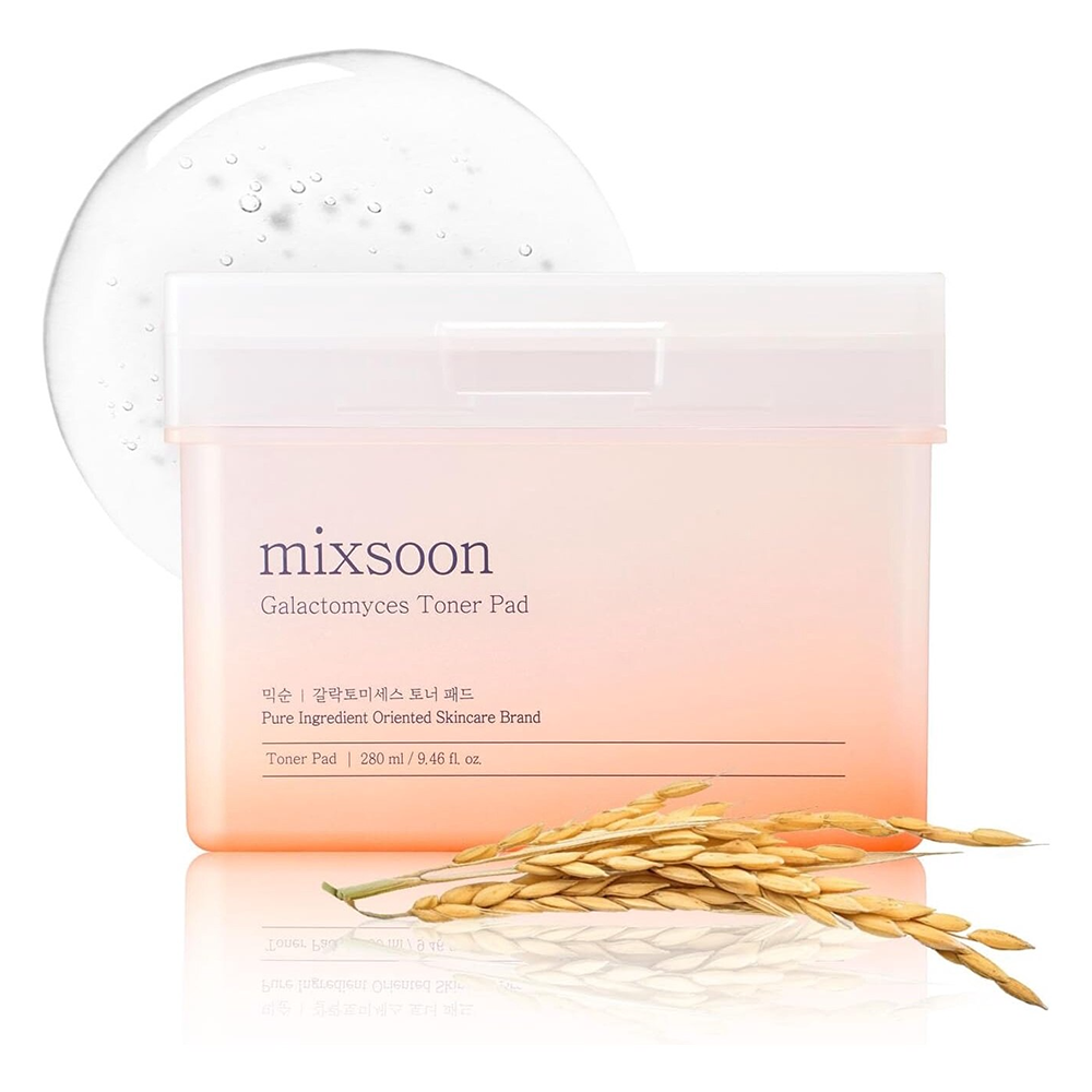 Mixsoon Galactomyces Skin Toner Pads 60Ea 9.46Oz (280ml)