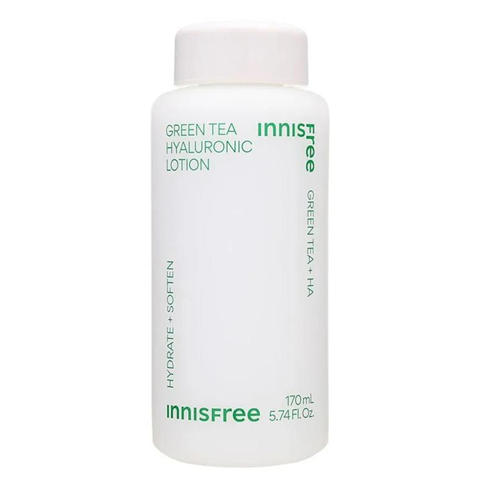 InnisFree Green Tea Hyaluronic Lotion for Skin Balancing Emulsion 5.74Oz (170ml)