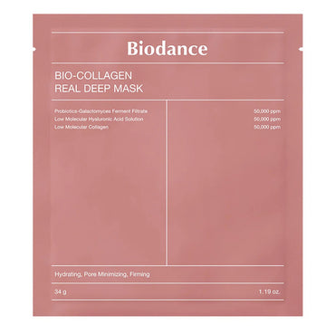 Bio-collagen Real Deep Face Mask 1 Box of 4 Sheets 1.19Oz (34g)