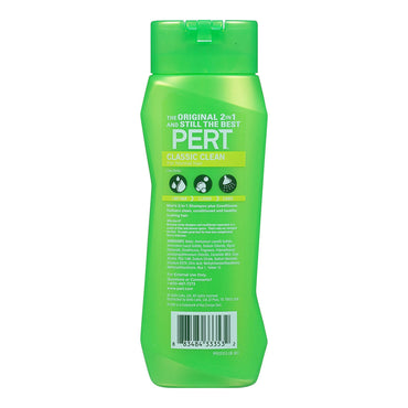 Pert Classic Clean 2 in 1 Shampoo & Conditioner for Normal Hair, 13.5 Oz